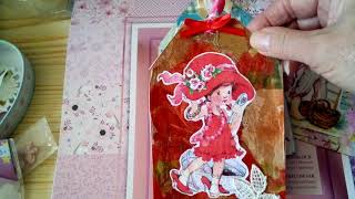 Mixed media tags. Not made for kids