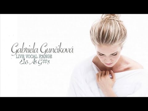 Gabriela Gunčiková - Vocal Range (Eb3-A5-G#5)