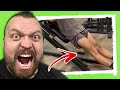 Your legs dont bend this way  hilarious gym fails with eddie hall