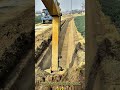 Trenching Process Digging Irrigation Trenches for Improved Agricultural Water Supply #dailywork