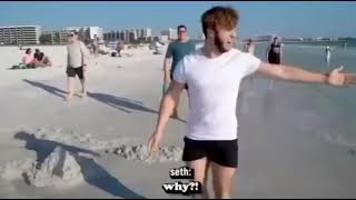 White male influencer harasses AMWF couple at the beach...
