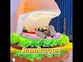 🍔🎀Do you want to sleep in a hamburger?#funny #fun #diy #shortvideo #shorts