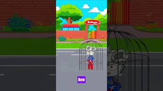 This baby is trapped in this cage😱😱😱#shorts #kitten #kitty #baby #cartoon #english #story