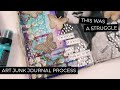 Junk Art Journal Process Video | Fixing A Mess
