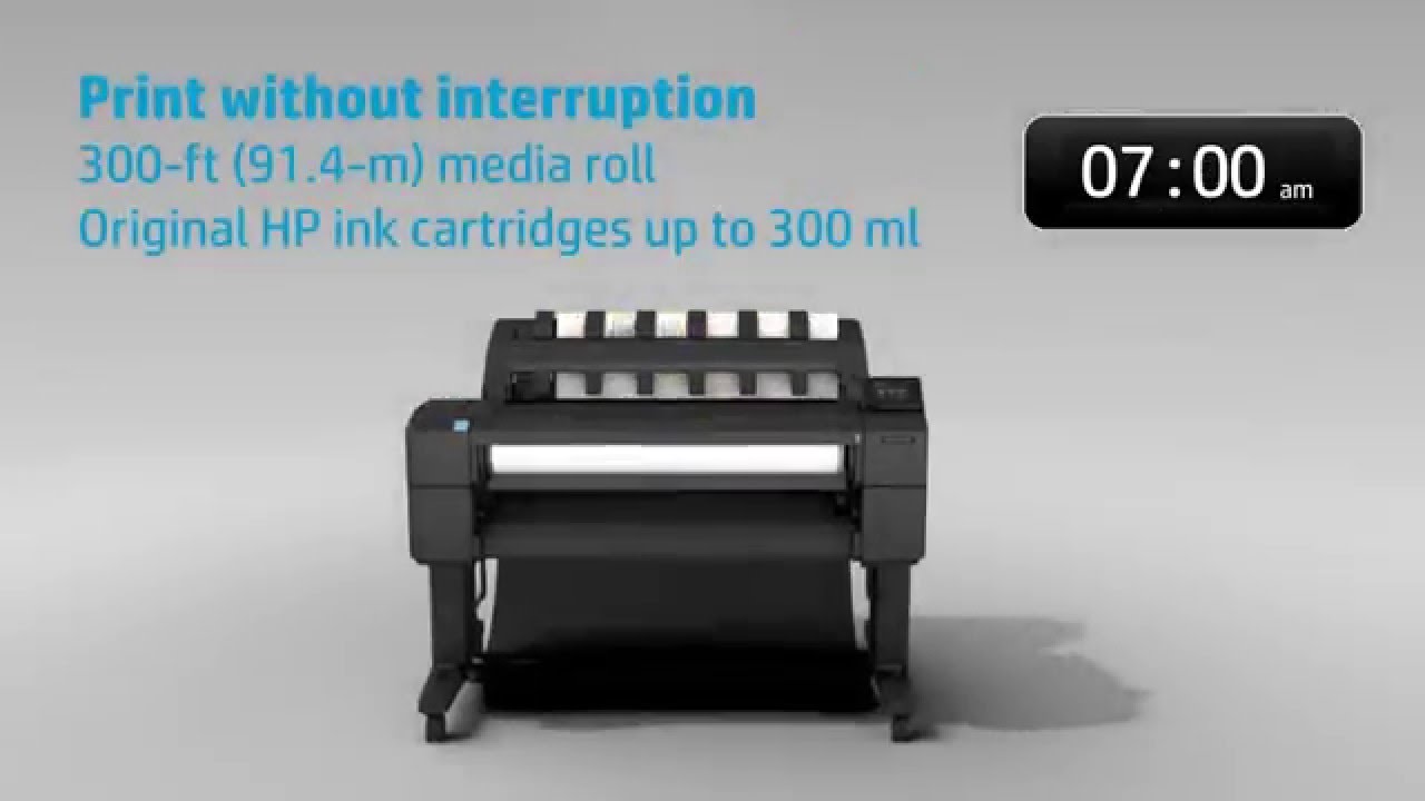 HP DesignJet T930 (L2Y21A#B19) - YouTube