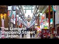 [4K] Walking Tenjinbashisuji Shopping Street, Osaka, JAPAN ; The Longest Shopping Street