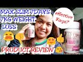 MAX SLIM 7DAYS 7KG WEIGHT LOSS/PRODUCT REVIEW 😘/mhaivlogs