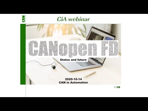 CANopen FD – status and future webinar - 2020-10-14