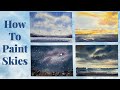 Every Watercolour Sky You'll Need - Part 2