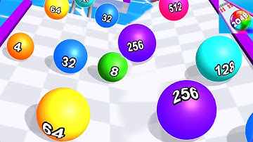 BALL RUN 2048 Level 12 - 13 Gameplay ( Android & IOS GamePlays )