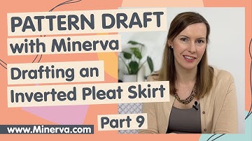 Hoe maak je een patroontekening | Rokken | Een omgekeerde geplooide rok tekenen | Afl. 9