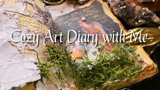 Vintage Art Diary Inspiration ✨🌿🪞 Fairy Story Journal Theme | ASMR No Talking