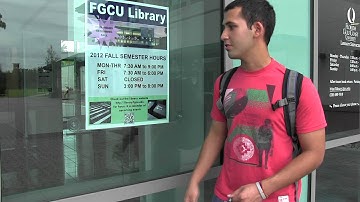 Reduced Library Hours at FGCU