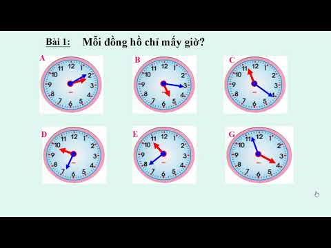 Tuần 25 - 20/4 - Toán - Thực hành xem đồng hồ (trang123+125) - Giáo viên: Phạm Phú Hồng Đào