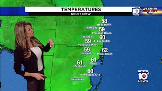 Cold Monday morning means 50s for Hialeah, Weston