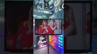Super bowl 2024 GLO Studio LED Neon feature