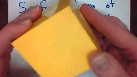 Mr. v teaching math - Measurement Lesson 16a Introduction to Sufrace Area of Prisms and Pyramids