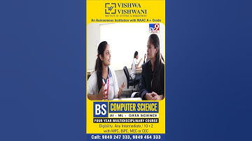 Best AI & ML Course After Inter | BS in Computer Science | Vishwa Vishwani Review