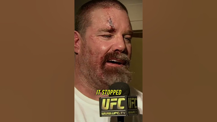 Tank Abbott Doesn't Like Stoppage