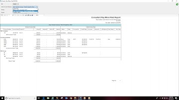Ajera Custom Vendor Pay When Paid Report