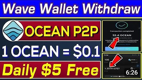 Ocean Token 200 Daily 🔥 - Wave Ocean Wallet Telegram BOT Mining By Sui Without Investment 2024 🚀