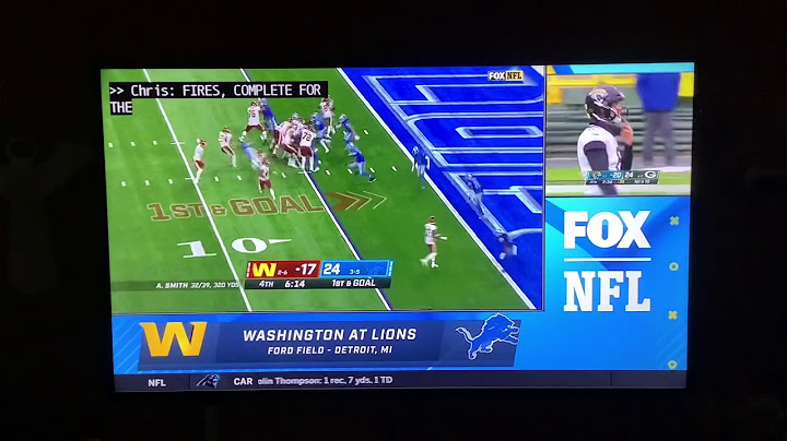 NFL on FOX Today Game Break Update: Washington @ Lions on FOX (2)