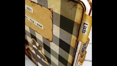 PART 2: COMPOSITION NOTEBOOK JUNK JOURNAL PLANNER - 2021 (FIRST QUARTER) - FLIP THROUGH