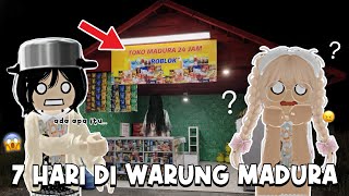 WORKING NIGHTS AT WARUNG MADURA ROBLOX.. 😨 EVERY HOUR THERE ARE STRANGE EVENTS⁉️
