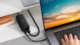 Baseus GaN5 Pro Desktop Fast Charger 1U 2C HDMI 67W with 1.5m power cord (CCGP110201)
