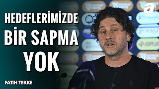 Fatih Tekke Oyun Adına Bir Şey Konuşamamak Beni Üzüyor Trabzonspor 1-1 Alanyaspor