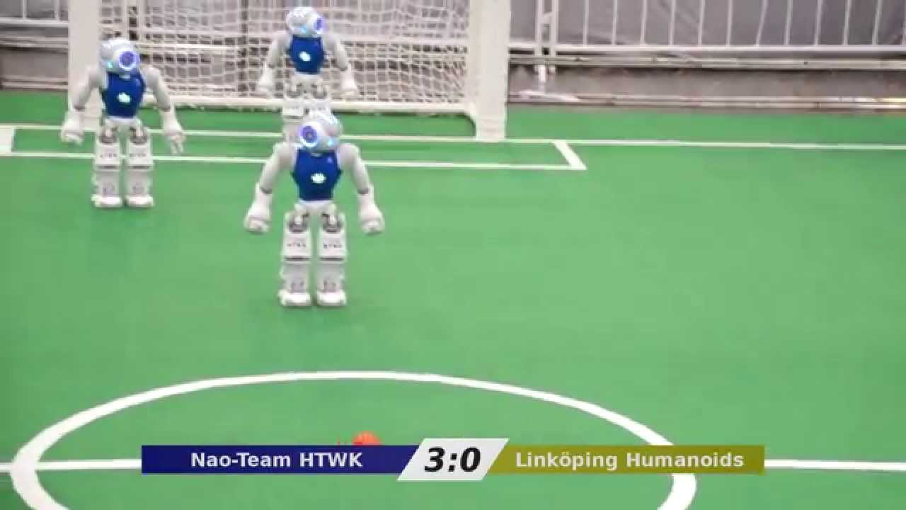 RoboCup 2015 SPL: Nao-Team HTWK vs. Linköping Humanoids - YouTube
