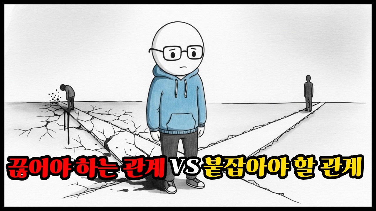 끊어야 하는 관계 vs 붙잡아야 하는 관계 l심리학적으로 구분하는 단 하나의 기준