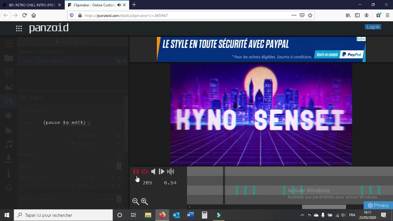 comment avoir une intro ytb facilement - YouTube