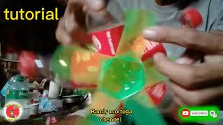 DIY coca-cola and mountain dew combination Lantern crafts #tutorial