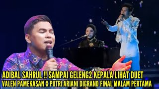 ADIBAL SAHRUL BERLINANG AIR MATA USAI LIHAT DUET VALEN PAMEKASAN X PUTRI ARIANI DIGRAND FINAL