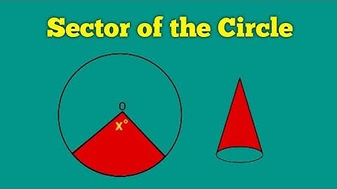 Relationship between a sector of a circle and a cone.✍️Watch till end, thank you.💯