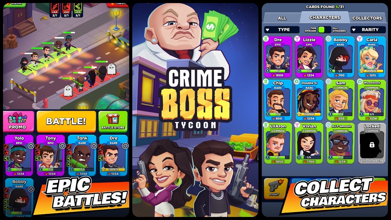 Crime Boss Tycoon Gameplay YouTube