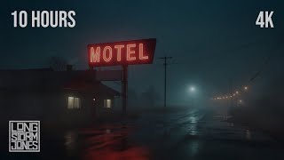 NO VACANCY | Heavy ASMR Rain with Distant Rumbling Thunder Sounds Ambience [4K] 10 Hours