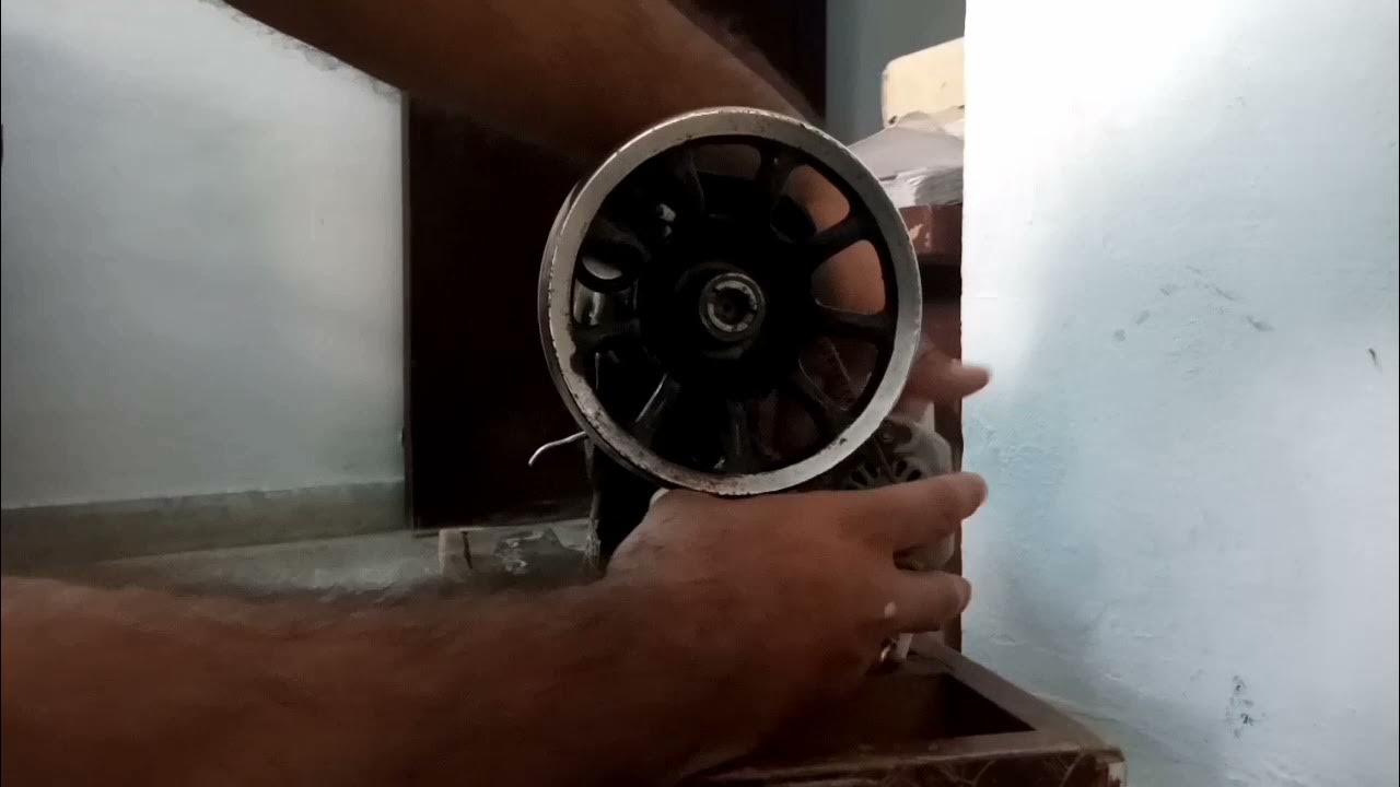 🧵sewing machine motor sparking and carbon brushes change/ how to