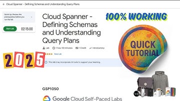 Cloud Spanner - Defining Schemas and Understanding Query Plans || GSP1050 || #qwiklabs #arcade