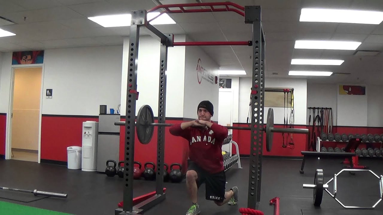 Front Loaded Split Squat 135 x 8 - YouTube