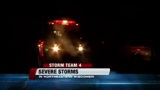 Severe storm damage overnight