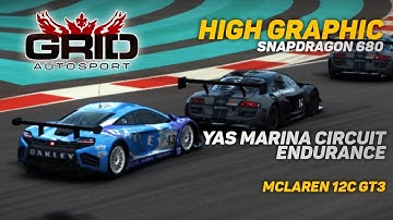 GRID™ Autosport Android | Yas Marina Circuit | McLaren 12C GT3 Gameplay