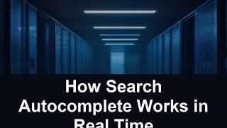 How Search Autocomplete Works in Real Time