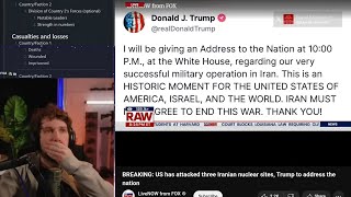 Destiny Reaction to U.S. Launching Strikes on Iran’s Nuclear Sites