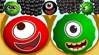 😂 Hungry Balls Gameplay walkthrough Mobile Android iOS games level 101 to 111 part 2