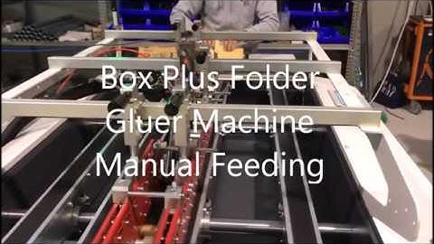 Automatic Folder Gluer machine Box Plus 1, boxes one point glue and envelope and more