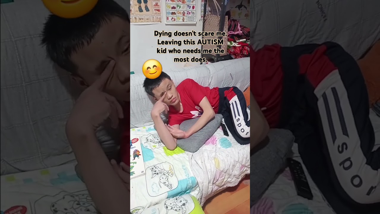 My Autism boy is not feeling well again. 