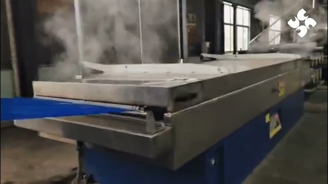 4 Extruder Grass Yarn Machine by Candas | Straight & Curly Yarn Inline