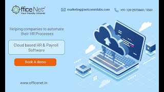 Officenet HRMS & Payroll Introduction | Cloud Based HRMS Features | Officenet HRMS On Mobile